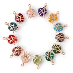 Wholesale 5pcs Various Polished Glass Crystal Pendants Charms For DIY Earrings Necklace Making Jewelry Supplies Accessories