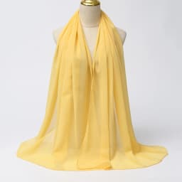 Muslim Chiffon Hijabs For Woman Long Solid Color Head Wrap For Women Shawls Scarves Ladies Muslim Veil Hijab
