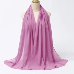 Muslim Chiffon Hijabs For Woman Long Solid Color Head Wrap For Women Shawls Scarves Ladies Muslim Veil Hijab