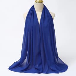 Muslim Chiffon Hijabs For Woman Long Solid Color Head Wrap For Women Shawls Scarves Ladies Muslim Veil Hijab