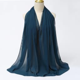 Muslim Chiffon Hijabs For Woman Long Solid Color Head Wrap For Women Shawls Scarves Ladies Muslim Veil Hijab
