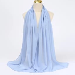 Muslim Chiffon Hijabs For Woman Long Solid Color Head Wrap For Women Shawls Scarves Ladies Muslim Veil Hijab