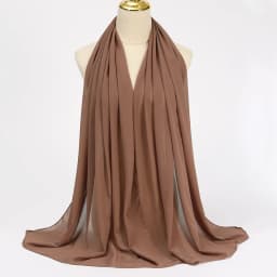 Muslim Chiffon Hijabs For Woman Long Solid Color Head Wrap For Women Shawls Scarves Ladies Muslim Veil Hijab