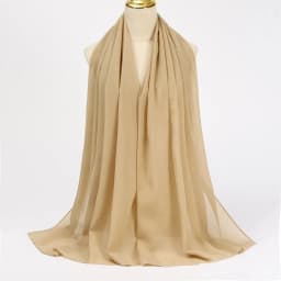 Muslim Chiffon Hijabs For Woman Long Solid Color Head Wrap For Women Shawls Scarves Ladies Muslim Veil Hijab