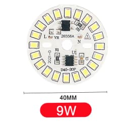 LED Chip for Lamp Bulb 3W 5W 7W 9W 12W SMD 2835 Round Light Beads AC 220V-240V Bulb Chip Lighting Spotlight 90 Lumen/W