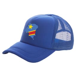 Democratic Congo Trucker Cap Men Democratic Republic of the Congo Hat Baseball Cap Cool Summer Unisex Mesh Net Caps