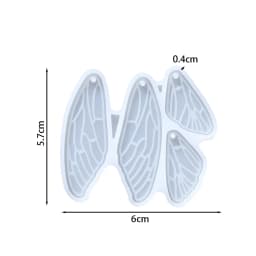 Earring Pendant Silicone Mold Epoxy Resin Jewelry Making Molds Heart Leaves Moon DIY Charms Pendant Mould Creative Jewelry Craft