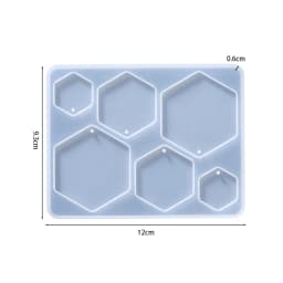 Earring Pendant Silicone Mold Epoxy Resin Jewelry Making Molds Heart Leaves Moon DIY Charms Pendant Mould Creative Jewelry Craft