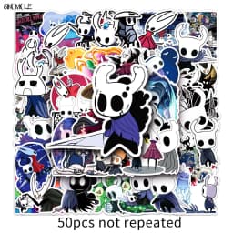 10/30/50PCS Cartoon Game Hollow Knight Cool Stickers Aesthetic Kid DIY Toy Car Skateboard Laptop Phone Graffiti Decal Sticker F5
