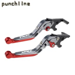 Fit TMAX 530 DX 2012-2019 Brake Handles For T-MAX 530 SX 12-19 T-MAX 500 08-11 TMAX 560 20-21 Folding Extendable Brake Levers