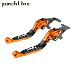 Fit TMAX 530 DX 2012-2019 Brake Handles For T-MAX 530 SX 12-19 T-MAX 500 08-11 TMAX 560 20-21 Folding Extendable Brake Levers