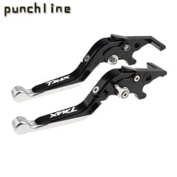 Fit TMAX 530 DX 2012-2019 Brake Handles For T-MAX 530 SX 12-19 T-MAX 500 08-11 TMAX 560 20-21 Folding Extendable Brake Levers