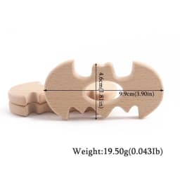 1pc Baby Teether Wooden Animal Pacifier Pendant BPA Free Beech Koala Rodent Baby Gym Accessories Teeth Pendant Children'S Goods