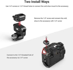 SmallRig Multi-Functional Cold Shoe Mount with Safety Release 2797