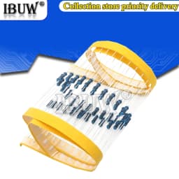 100pcs 1/4W Metal film resistor 1R~22M 1% 100R 220R 1K 1.5K 2.2K 4.7K 10K 22K 47K 100K 100 220 1K5 2K2 4K7 ohm resistance