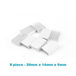 Graphics Card Cooler Heat Sink Kit, 33pcs Radiator Aluminum Heat Sink W/ Thermal Adhesive Tape GPU, VGA Video Card Heating