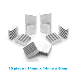 Graphics Card Cooler Heat Sink Kit, 33pcs Radiator Aluminum Heat Sink W/ Thermal Adhesive Tape GPU, VGA Video Card Heating