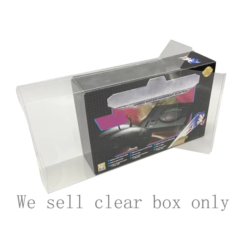 Protecive box For sega MD mini for Genesis mini Pal US version console game console storage box display box