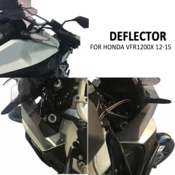 NEW Motorcycle Accessories FOR Honda VFR1200X Crosstourer Side Windshield Windscreen Deflector 2012-2015 VFR 1200 X 2013 2014