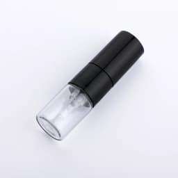 100 Pcs/Lot 1ml 2ml Mini Perfume Bottle Black Spray Refillable Empty Bottles Cosmetic Containers Portable Perfume Atomizer