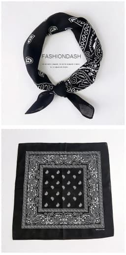 55cm*55cm Fashion Cotton Hip Hop Head Scarf Paisley Square Scarves Headwear Bandanna Hair Band Neck Wrist Wrap Band Accessories