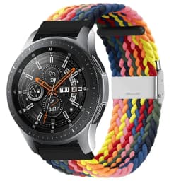 20mm 22mm Nylon Loop Strap for Samsung Galaxy Watch 7 6 5 4 40/44mm Adjustable Elastic Strap for Huawei GT5 GT4 3/4Pro Wristband