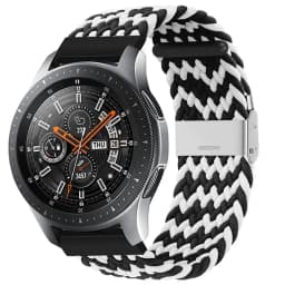 20mm 22mm Nylon Loop Strap for Samsung Galaxy Watch 7 6 5 4 40/44mm Adjustable Elastic Strap for Huawei GT5 GT4 3/4Pro Wristband
