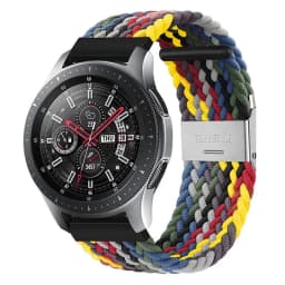 20mm 22mm Nylon Loop Strap for Samsung Galaxy Watch 7 6 5 4 40/44mm Adjustable Elastic Strap for Huawei GT5 GT4 3/4Pro Wristband