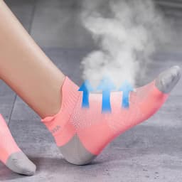 Athletic Sport Ankle Boat Socks Nylon Bright Color Outdoor Basketball Bike Running Breathable Quick-Drying No Show Travel Socks