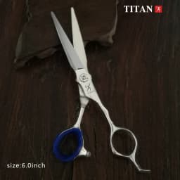 Titan Professional Hairdressing Scissors Hairdresser's 6.0 Inch Cut Thinning Barber Tool