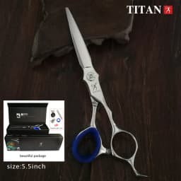 Titan Professional Hairdressing Scissors Hairdresser's 6.0 Inch Cut Thinning Barber Tool