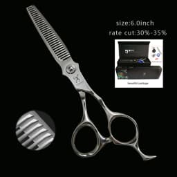 Titan Professional Hairdressing Scissors Hairdresser's 6.0 Inch Cut Thinning Barber Tool