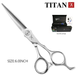 Titan Professional Hairdressing Scissors Hairdresser's 6.0 Inch Cut Thinning Barber Tool