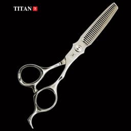 Titan Professional Hairdressing Scissors Hairdresser's 6.0 Inch Cut Thinning Barber Tool