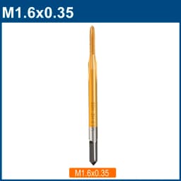HSS Thread Tap M1 M1.2 M1.4 M 1.6 M1.7 M1.8 Screw Machine Tap Titanium Coating Metal Screw Hole Tap Drill Steel Tap Drill Bit