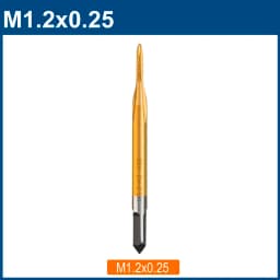 HSS Thread Tap M1 M1.2 M1.4 M 1.6 M1.7 M1.8 Screw Machine Tap Titanium Coating Metal Screw Hole Tap Drill Steel Tap Drill Bit