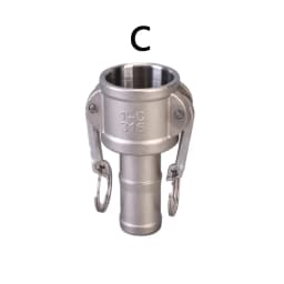 304 316L Stainless 1/2" 3/4" 1" 1.5" 2" BSP Female Male Camlock Fitting Adapter Barb Quick Disconnect For Hose Pump Homebrew