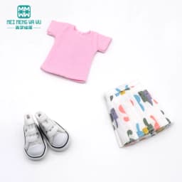Blyth Doll Clothes Fashion Three-piece Purple Wool Cardigan for Toys Azone OB23 OB24 Doll Accessories