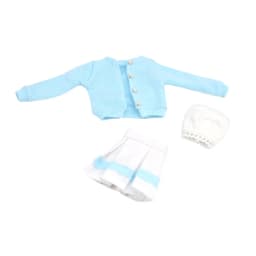 Blyth Doll Clothes Fashion Three-piece Purple Wool Cardigan for Toys Azone OB23 OB24 Doll Accessories