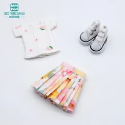 Blyth Doll Clothes Fashion Three-piece Purple Wool Cardigan for Toys Azone OB23 OB24 Doll Accessories
