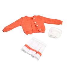 Blyth Doll Clothes Fashion Three-piece Purple Wool Cardigan for Toys Azone OB23 OB24 Doll Accessories