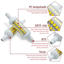 R7S LED 78mm 118mm 135mm Light Bulb 6w 9w 12w SMD 2835 Lampada Led Lamp 220V-240V Corn Light Energy Saving Replace Halogen Light
