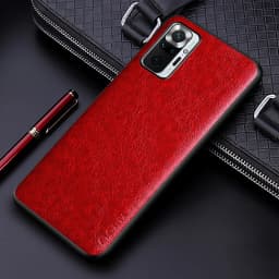 Luxury leather Case for Xiaomi Redmi Note 10 Pro Max 10S 10 Lite 5G Business solid color design cover for redmi note 10s case