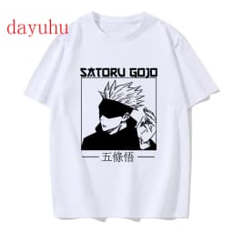 Tshirt Manga Japanese Anime Jujutsu Kaisen T Shirt gojo satoru Tops Yuji Itadori Graphic Tees Cool Unisex T-shirt 90s