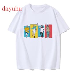 Tshirt Manga Japanese Anime Jujutsu Kaisen T Shirt gojo satoru Tops Yuji Itadori Graphic Tees Cool Unisex T-shirt 90s