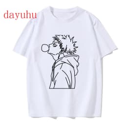 Tshirt Manga Japanese Anime Jujutsu Kaisen T Shirt gojo satoru Tops Yuji Itadori Graphic Tees Cool Unisex T-shirt 90s