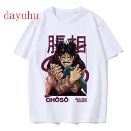 Tshirt Manga Japanese Anime Jujutsu Kaisen T Shirt gojo satoru Tops Yuji Itadori Graphic Tees Cool Unisex T-shirt 90s