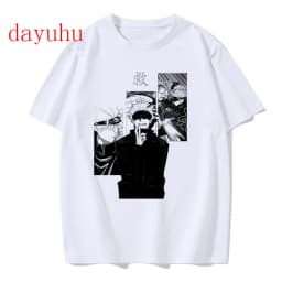 Tshirt Manga Japanese Anime Jujutsu Kaisen T Shirt gojo satoru Tops Yuji Itadori Graphic Tees Cool Unisex T-shirt 90s