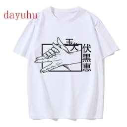 Tshirt Manga Japanese Anime Jujutsu Kaisen T Shirt gojo satoru Tops Yuji Itadori Graphic Tees Cool Unisex T-shirt 90s