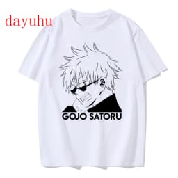 Tshirt Manga Japanese Anime Jujutsu Kaisen T Shirt gojo satoru Tops Yuji Itadori Graphic Tees Cool Unisex T-shirt 90s